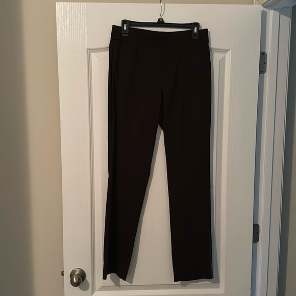 Kim Rogers Pants - Kim Rogers brown pull on pants